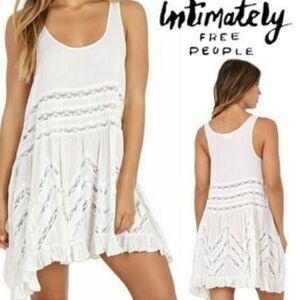 Intimately Free People Voile Trapeze Swing Mini Slip Dress